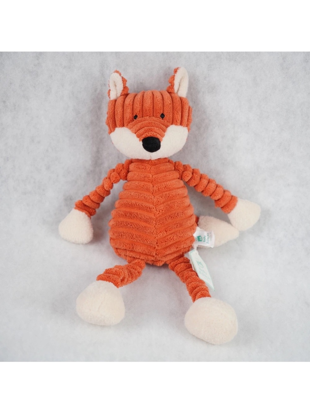 Genuine Baby Jellycat Cordy Roy Baby Fox 13" Orange Cream Newborn Retired NWT